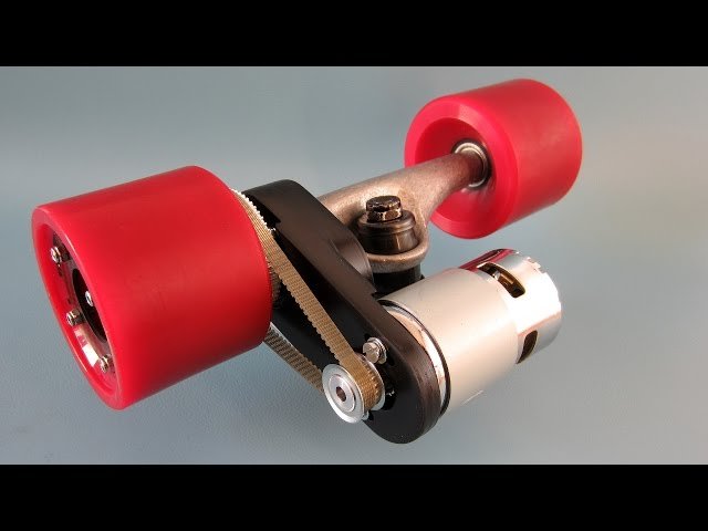 Building an electric longboard (part 3) - The motor mount. - YouTube