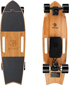 Jking Electric Skateboard Longboard with Remote Control Skateboard