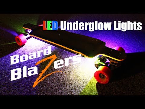 BEST Underglow Lights for Skateboards - Board Blazers Review - YouTube
